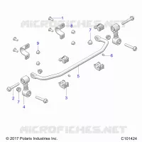 SUSPENSION, STABILISATORSTANGE, FRONT