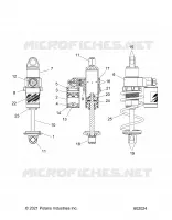 SUSPENSION, FRONT SHOCK TRACK, VELOCITY 7045536