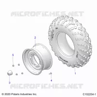 RADS, FRONT TIRE