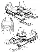 DECALS LITE GT 0973133 AND EUROPEAN LITE GT E973133 (4938253825A011)