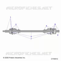 ANTRIEB, FRONT HALF SHAFT
