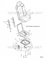 SITZ ASM. AND SLIDER