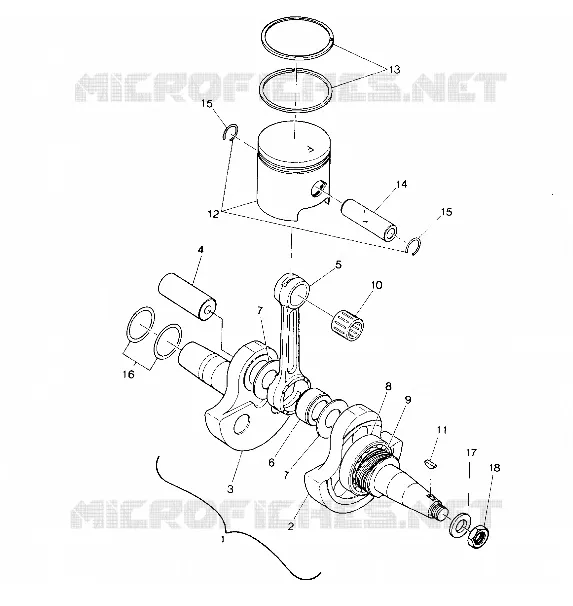 KURBELWELLE AND PISTON ASSEMBLY (4914781478032A)