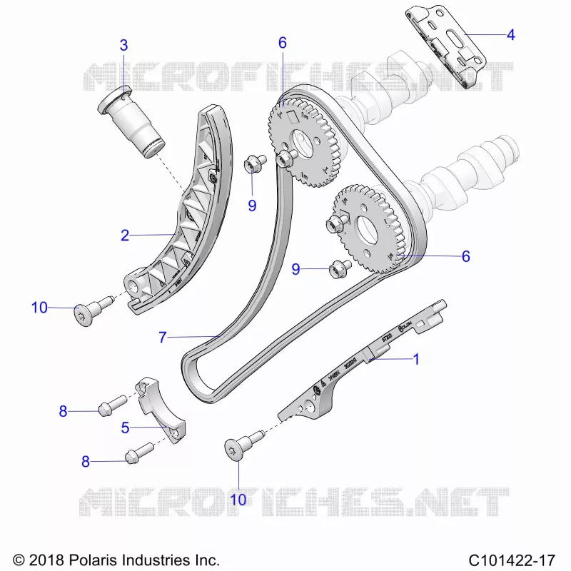 CAM CHAIN AND SPROCKET