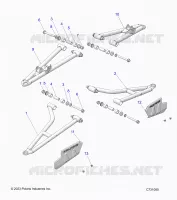 FRONT SUSPENSION CONTROL ARMS