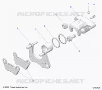 BRAKES, BREMSZANGE HINTEN