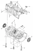 CRANKCASE 500 RMK 0982964 AND EUROPEAN 500 RMK E982964 (4942634263C008)