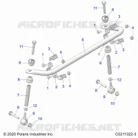 SUSPENSION, STABILISATORSTANGE