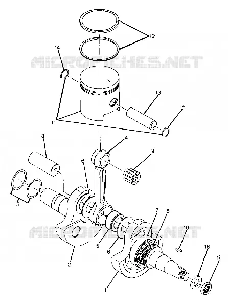 KURBELWELLE AND PISTON ASSEMBLY (4917711771034A)