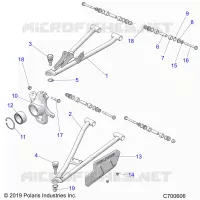 FRONT SUSPENSION CONTROL ARMS