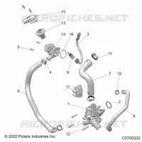 MOTOR, WATERPUMP AND BYPASS
