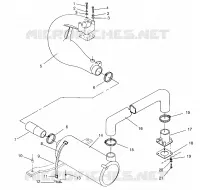 ABGASSYSTEM SLT 750 B954170 (4930563056B005)