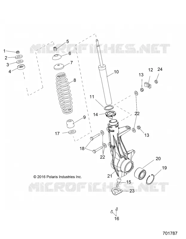 FRONT SUSPENSION STRUT