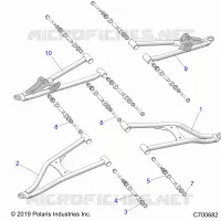 FRONT SUSPENSION CONTROL ARMS