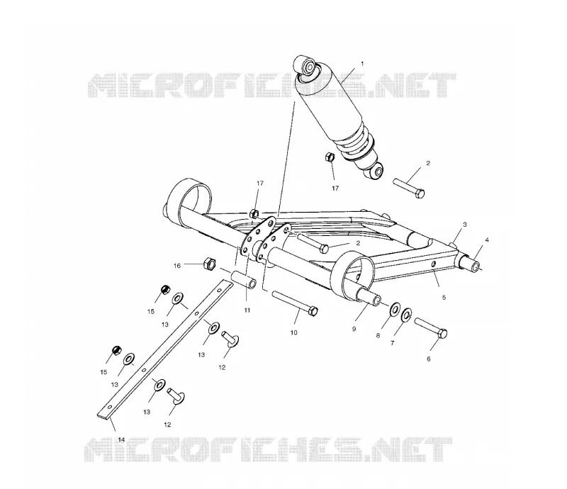 FRONT Drehmomentarm