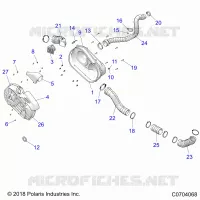 ANTRIEB, CLUTCH COVER AND DUCTING