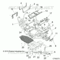 CHASSIS, MAIN FRAME AND SKID PLATES