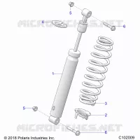 SUSPENSION, FRONT SHOCK