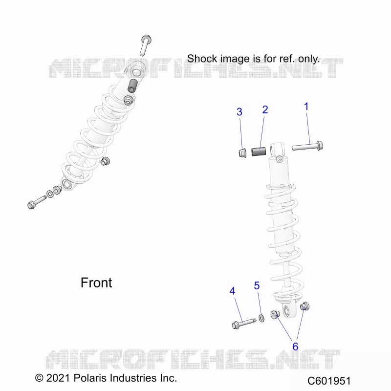 SUSPENSION, IFS SCHOCKS MNTG.