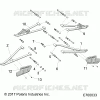 FRONT SUSPENSION CONTROL ARMS