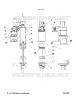 SUSPENSION, FRONT SHOCK TRACK