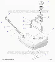 KRAFTSTOFFSYSTEM, FUEL TANK