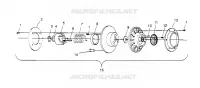 angetriebene Kupplungs ASSEMBLY 440 0952760, 440 SKS 0952560,  and EUROPEAN 440 SKS (4929032903C002)