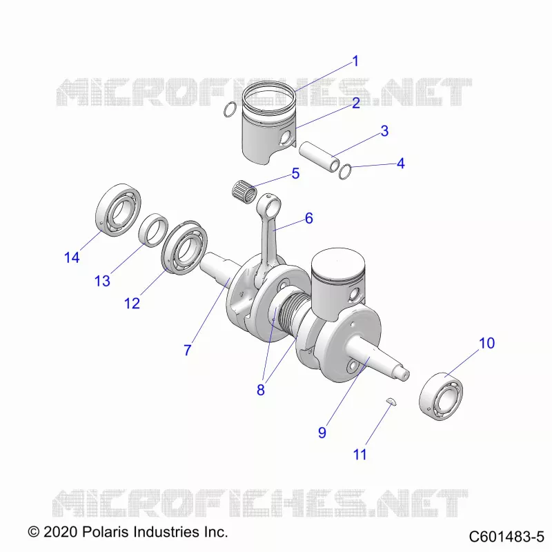 ENGINE, PISTON AND KURBELWELLE