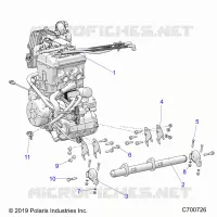 MOTOR, MOUNTING &amp; LONG BLOCK