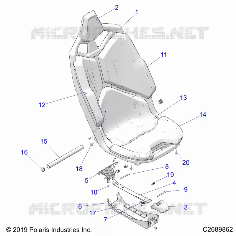 SITZ ASM.- Z24GAC92AN/BN (C2689862)