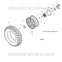 RADS, FRONT AND HUB
