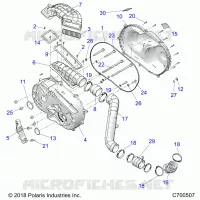 ANTRIEB, CLUTCH COVER AND DUCTING