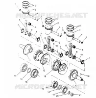 KOLBEN   KURBELWELLE STORM 0950782, STORM SKS 0950582,  EURO STORM E950782 (4929012901C013)