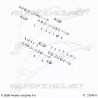 FRONT SUSPENSION A-ARM, MOUNTING