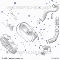 ANTRIEB, CLUTCH COVER AND DUCTING