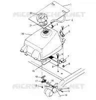 TANK ASSEMBLY Sportsman 4x4 W948040 (4926842684A011)