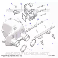 ENGINE, LUFTEINLASS MANIFOLD