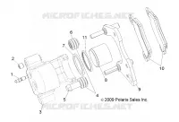 VORDERBREMSE CALIPER (BUILT 9/15/14 AND BEFORE)