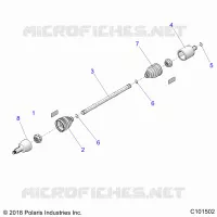 DRIVE TRAIN, DRIVE HINTERWELLE