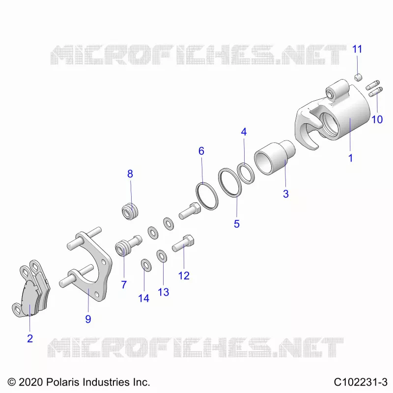 BRAKES, BRAKE BREMSZANGE HINTEN