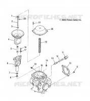 MOTOR, VERGASER, UPPER