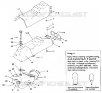 SITZ   GASBEHÄLTER ASSEMBLY TRAIL / 0930761 and TRAIL DELUXE / 0930243 (4923222322004A)
