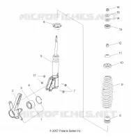 FRONT SUSPENSION STREBE