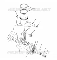 KURBELWELLE AND KOLBEN ASSEMBLY 250 6X6 / W928727 (4922842284044A)