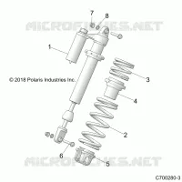 SUSPENSION, FRONT SHOCK MOUNTING