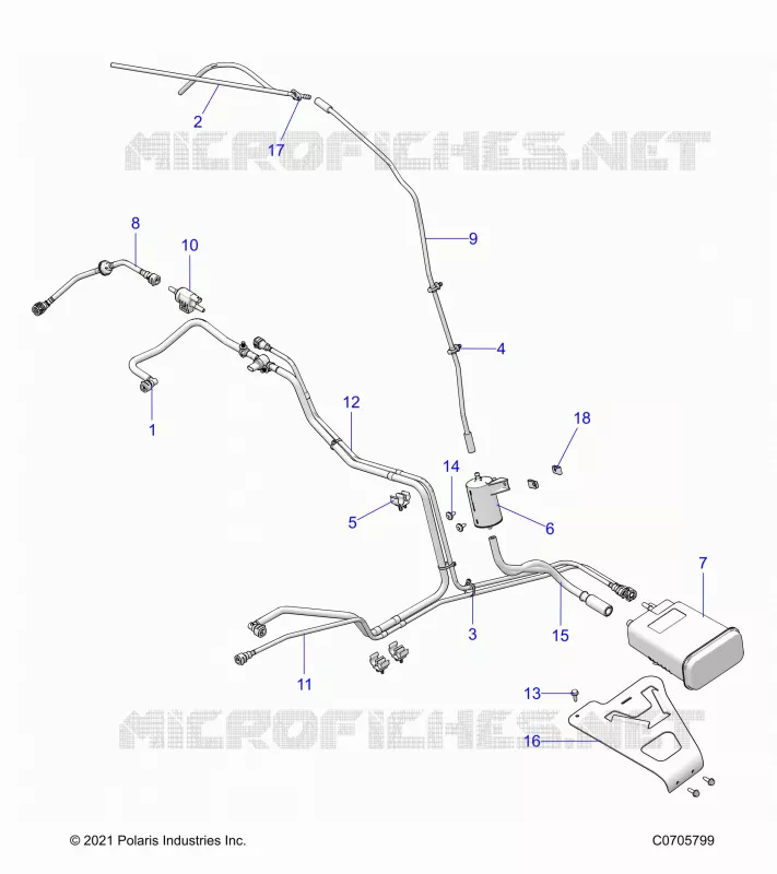 KRAFTSTOFFSYSTEM, LINES, EVAP