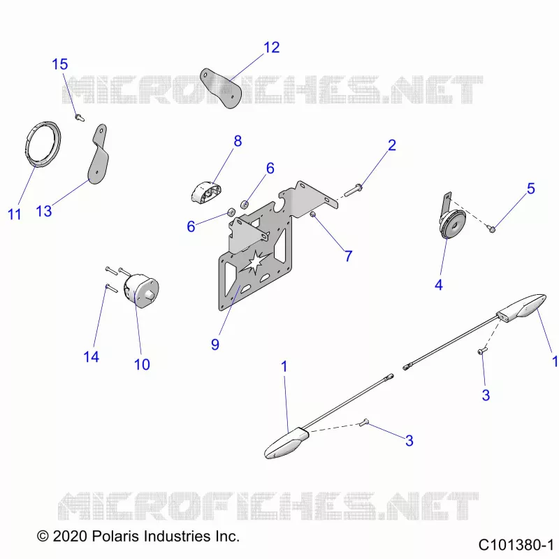ELEKTRIC, TURN SIGNALS, HORN AND LICENSE PLATE LIGHT