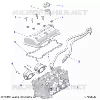 ENGINE, THROTTLE BODY AND VENTILDECKEL