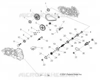 ANTRIEB, MAIN GETRIEBEGEHÄUSE INTERNALS