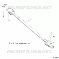 ANTRIEB, REAR PROP SHAFT